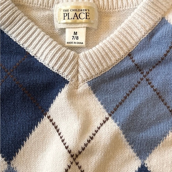 Children’s Place - Boys sweater vest -size M - Picture 2 of 3